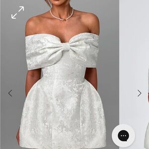 Size XXL baby boo Raquel mini dress bridal mini